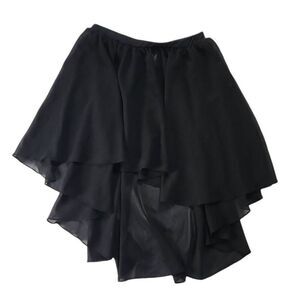 Balera Girls Size Large Black Sheer Dance Skirt